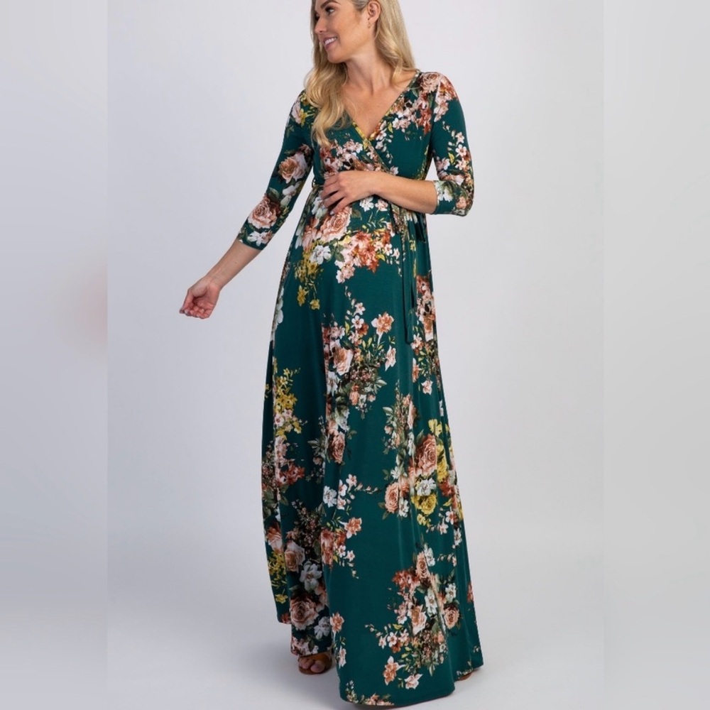 Pinkblush Floral Maternity Dress Medium